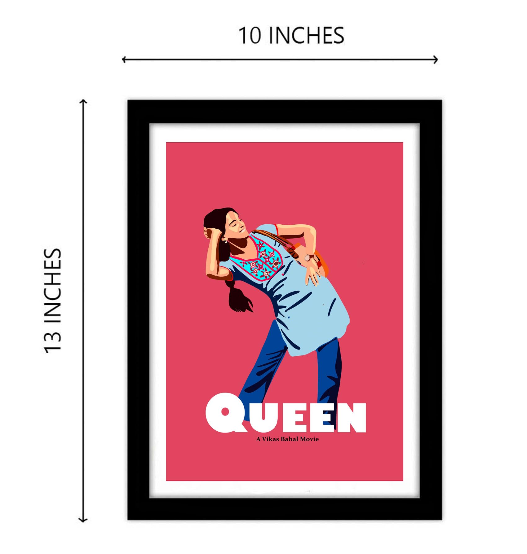 Good Hope - Queen Movie Kangana Ranaut Pop Art Frame For Room